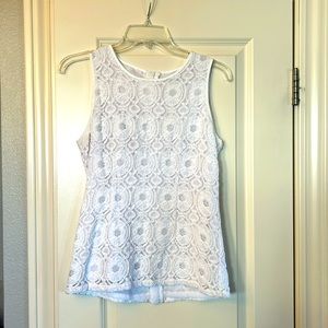 White Banana Republic Tank